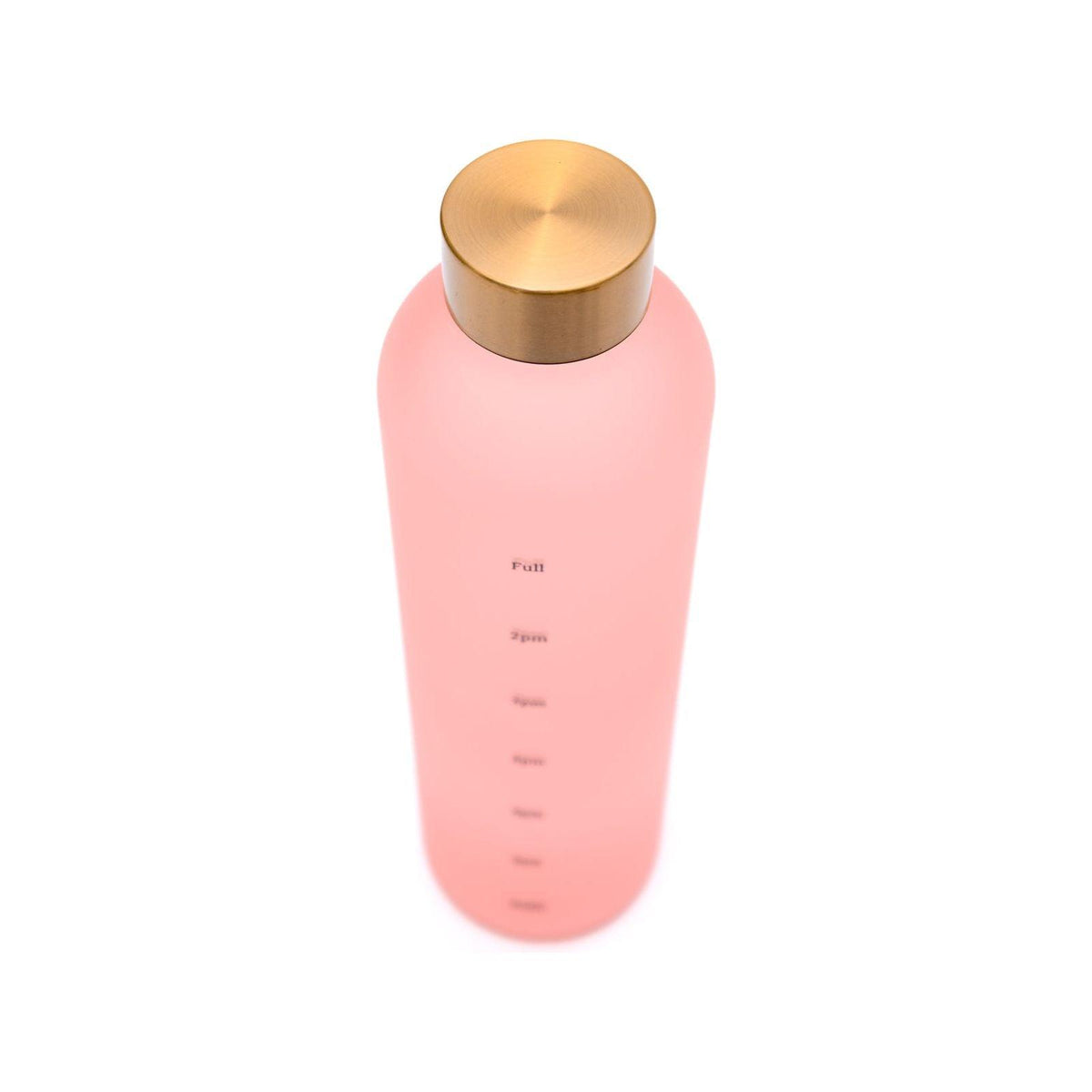 Sippin' Pretty 32 oz Translucent Water Bottle in Pink & Gold - becauseofadi