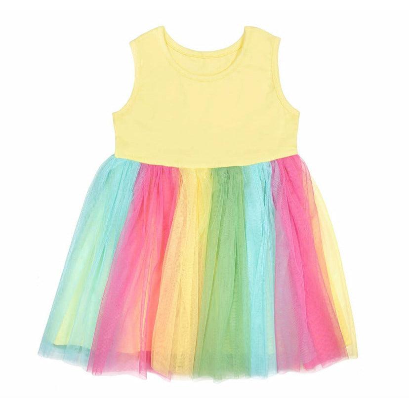 Sweet Wink | Toddler Rainbow Fairy Dress - becauseofadi