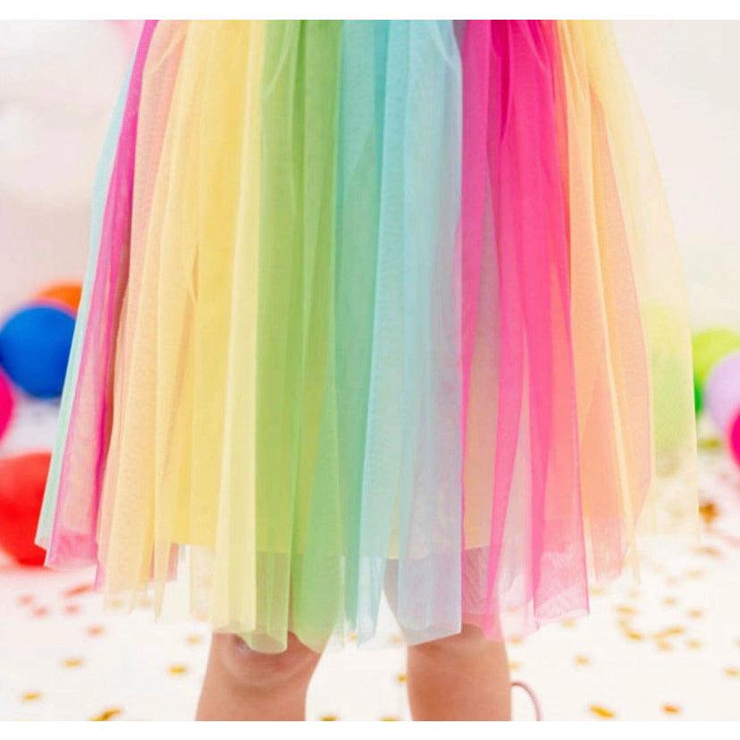 Sweet Wink | Toddler Rainbow Fairy Dress - becauseofadi