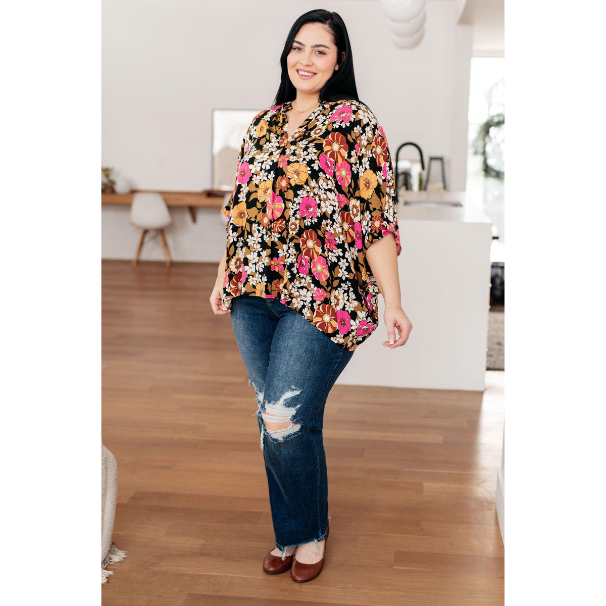 Take Another Chance Floral Print Top - becauseofadi