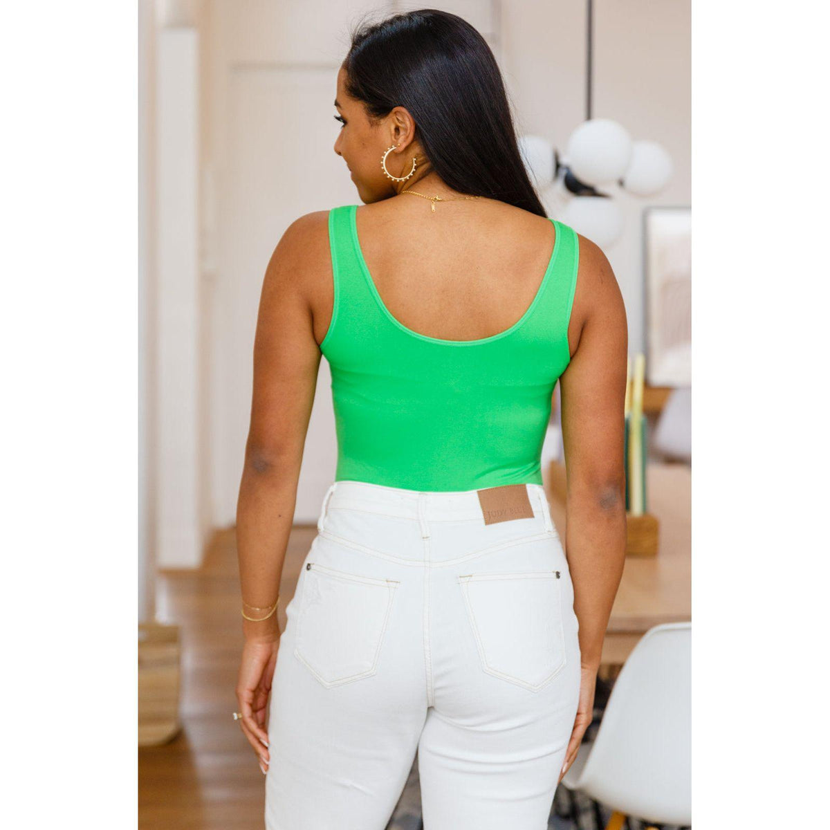 The Basics Bodysuit in Green - becauseofadi