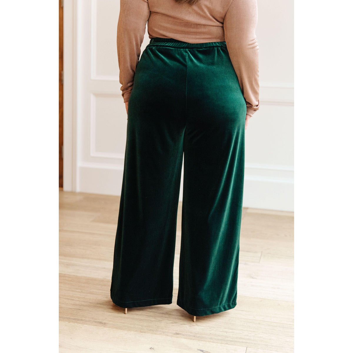 Velvet Elvis Wide Leg Velvet Pants - becauseofadi