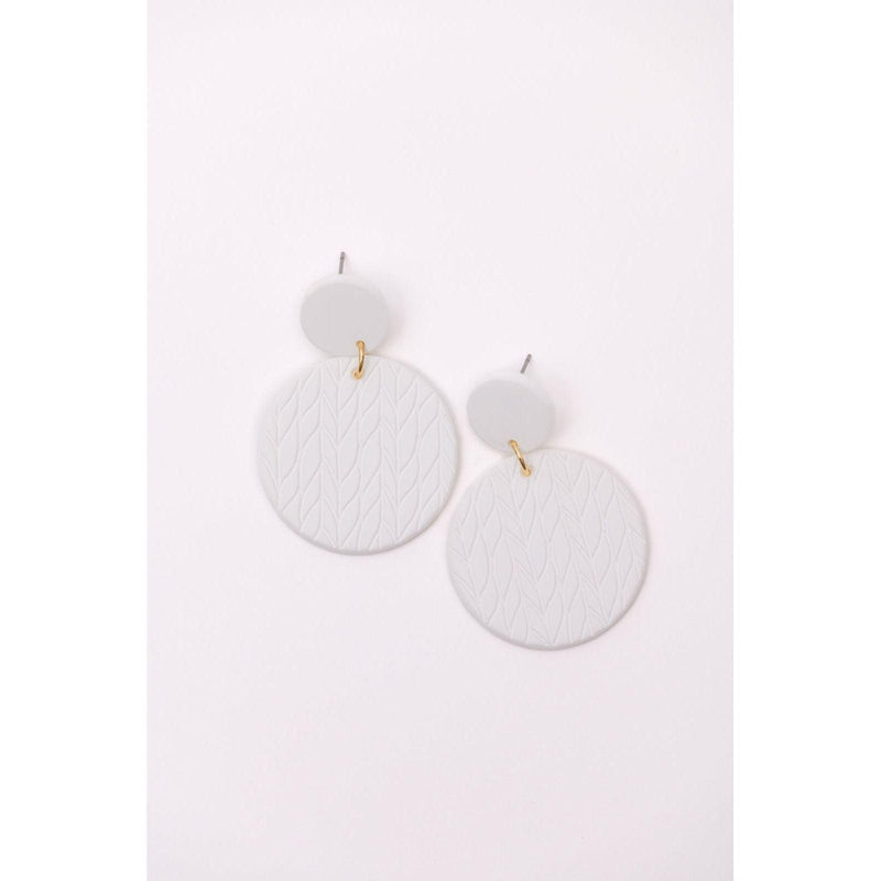 Women's Falling Petals Earrings in Cream - becauseofadi