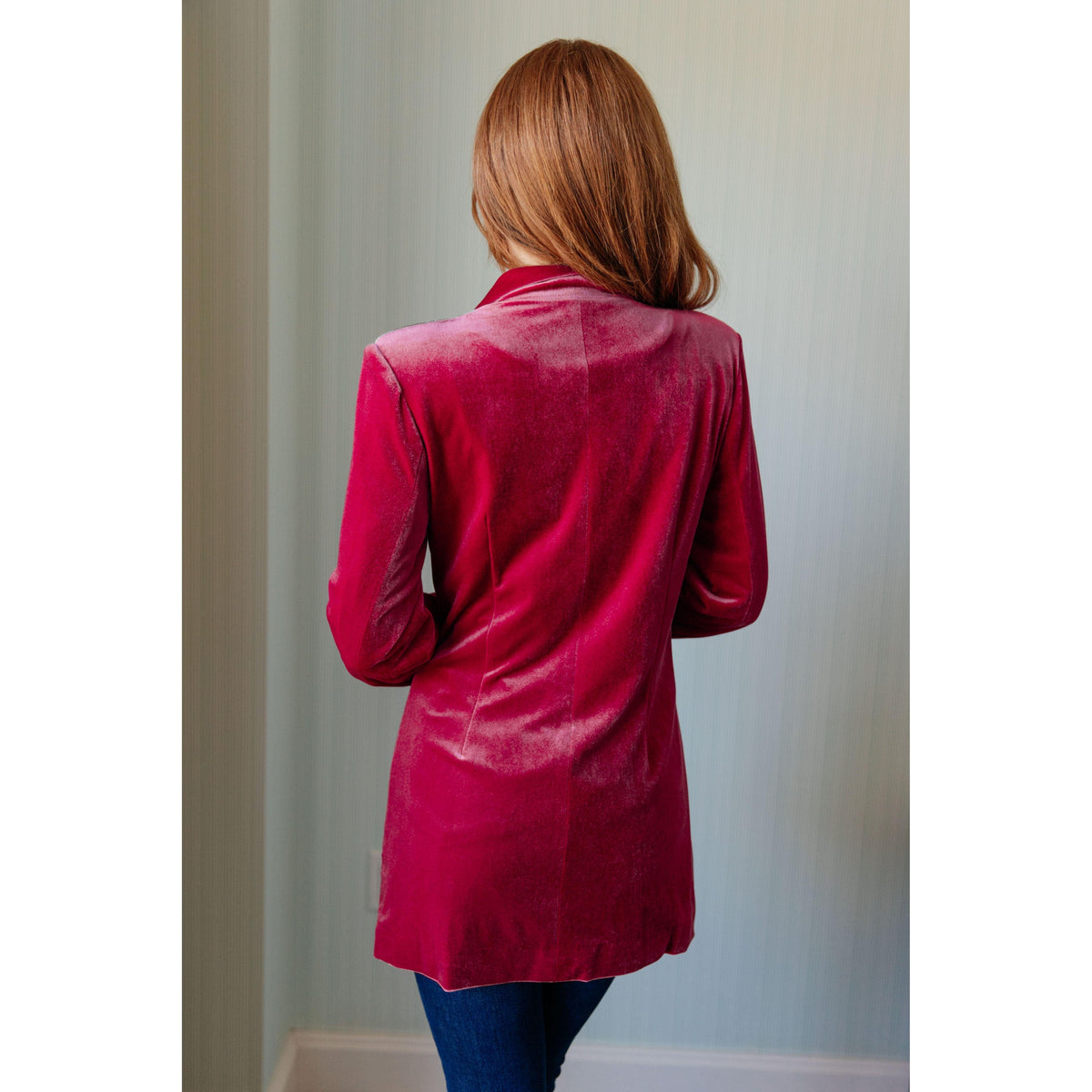 Women’s Verity Velvet Blazer - becauseofadi