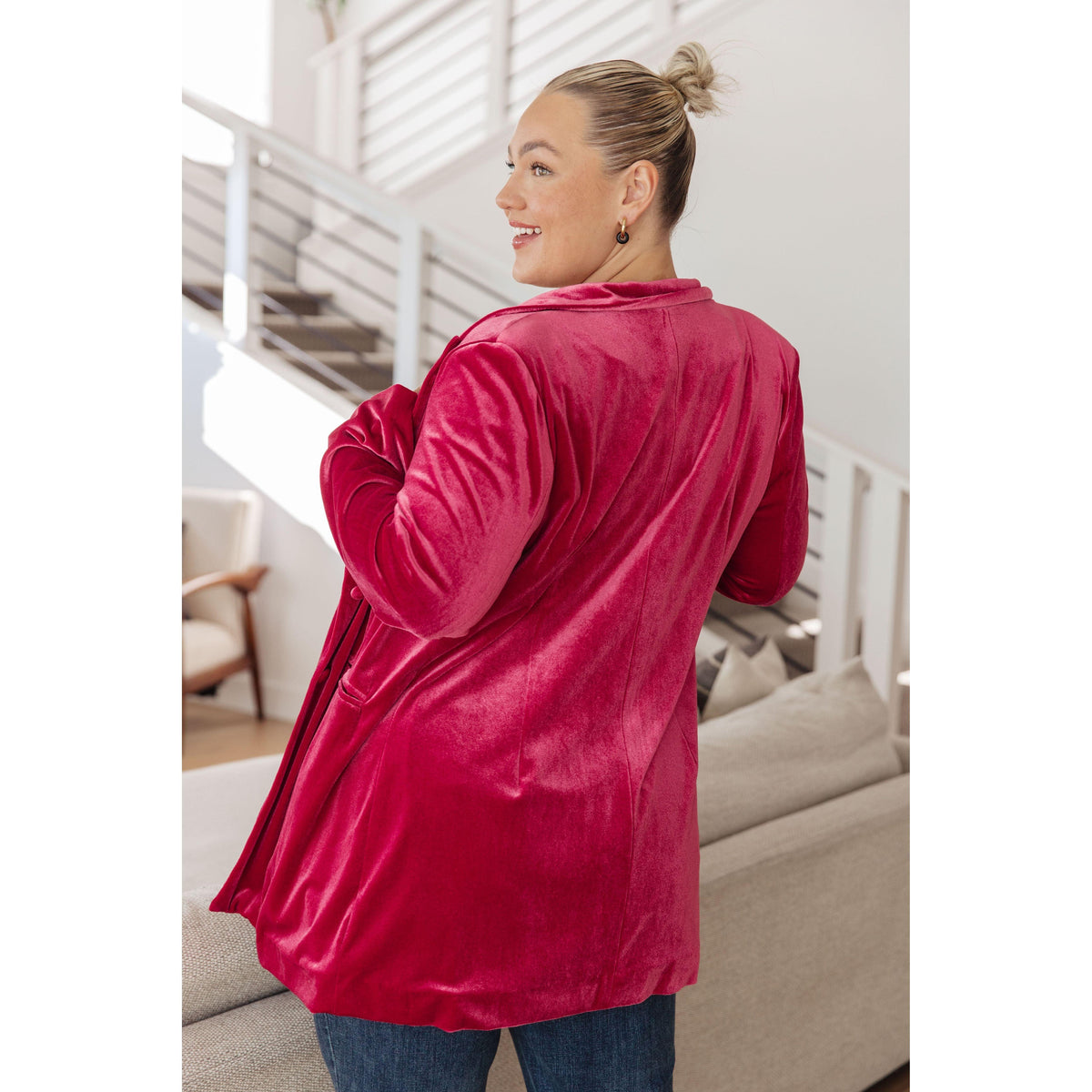 Women’s Verity Velvet Blazer - becauseofadi